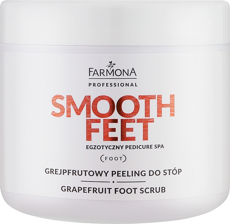 Grejpfrutowy peeling do stóp - Farmona Professional Smooth Feet Egzotyczny pedicure Spa — Zdjęcie N1