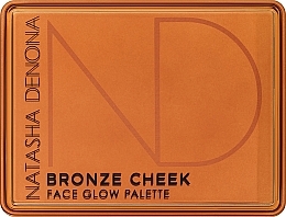 Paleta do konturowania - Natasha Denona Bronze Cheek Face Glow Palette — Zdjęcie N2