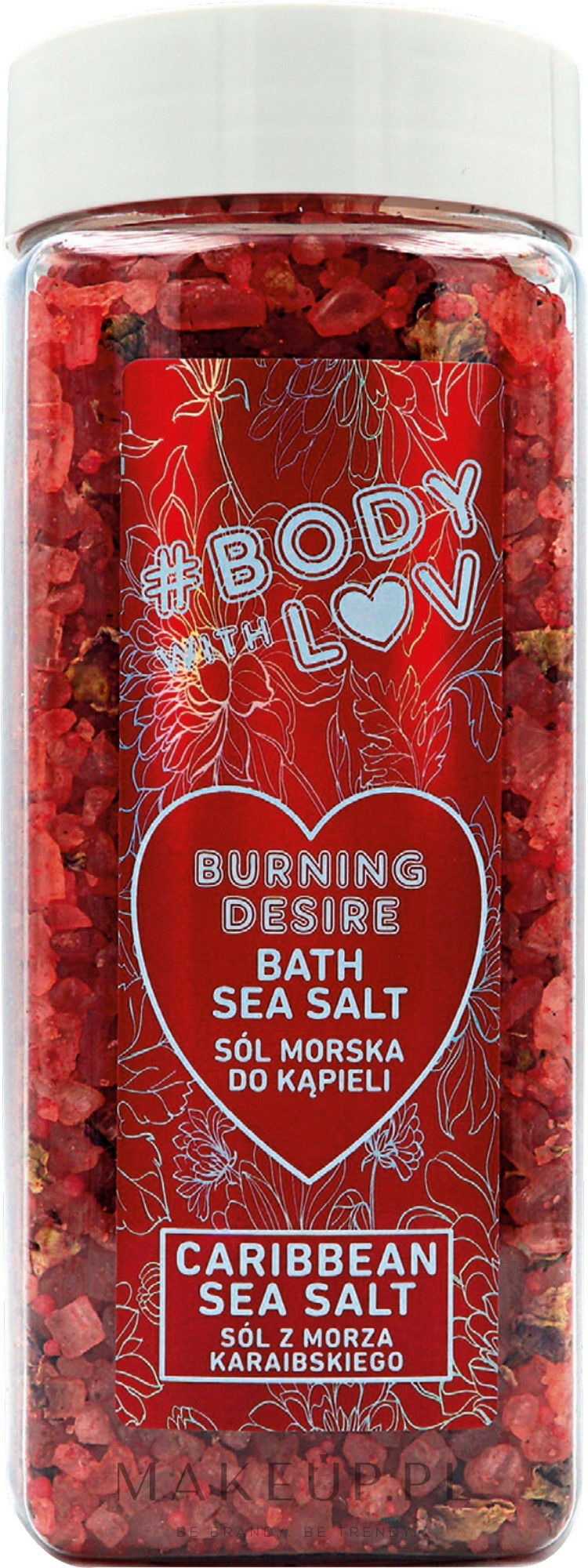 Sól do kąpieli Burning Desire - New Anna Cosmetics Body With Luv Sea Salt For Bath Burning Desire — Zdjęcie 500 g