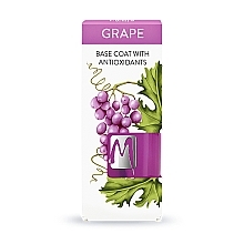 Baza pod lakier Winogrona - Moyra Nail Care Base Coat Grape — Zdjęcie N1