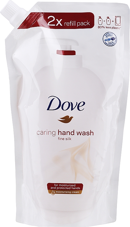 Kremowe mydło w płynie Jedwab - Dove Caring Hand Wash Nourishing Silk (uzupełnienie) — Zdjęcie N3