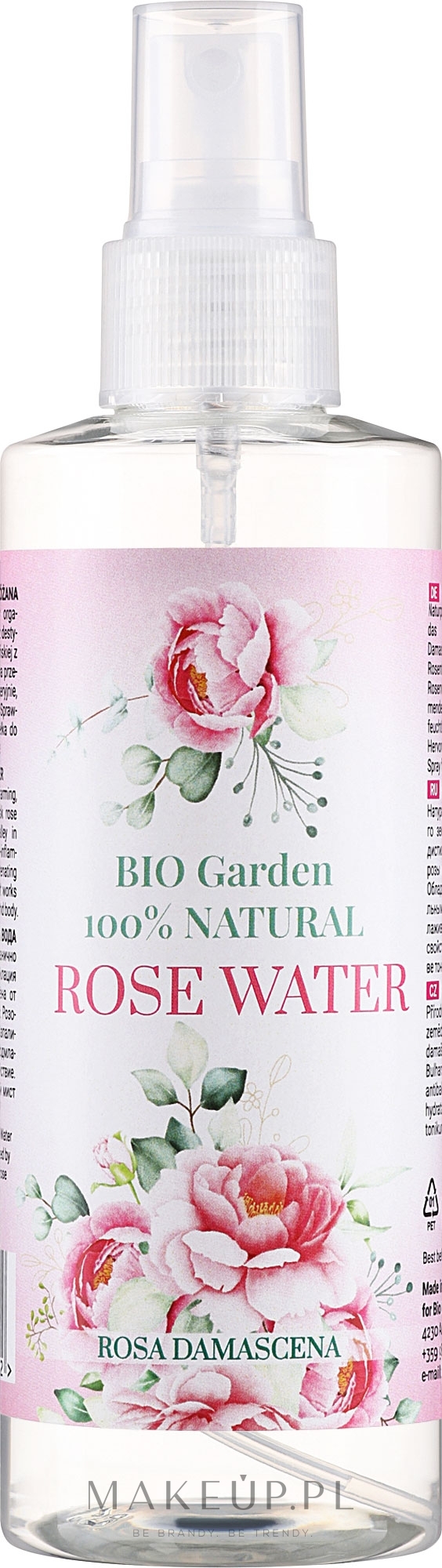 Naturalna woda różana - Bio Garden 100% Natural Rose Water — Zdjęcie 200 ml