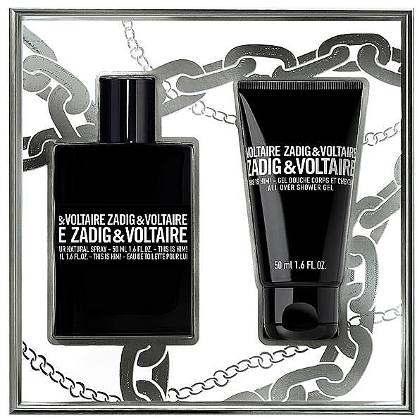 Zadig & Voltaire This Is Him! - Zestaw (edt/50ml + sh/gel/50ml)  — Zdjęcie N2