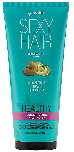 Maska chroniąca kolor włosów z kiwi - SexyHair HealthySexyHair Color Lock Kiwi Mask — Zdjęcie N1