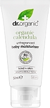 Nawilżający krem dla dzieci z organicznym nagietkiem - Dr Organic Organic Calendula Baby Moisturiser — Zdjęcie N1