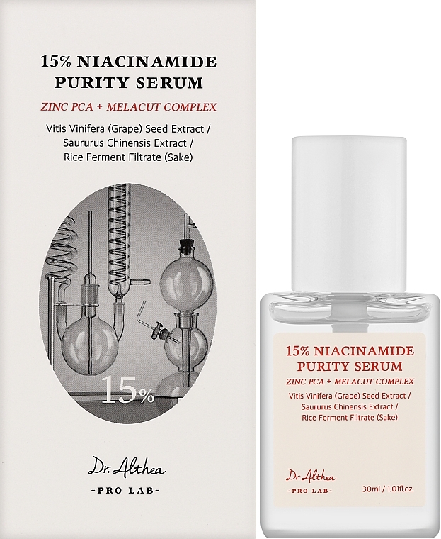 Serum do twarzy z niacynamidem - Dr.Althea 15% Niacinamide Purity Serum — Zdjęcie N2