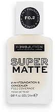 Kup Podkład matujący do twarzy - Relove By Revolution Super Matte Foundation