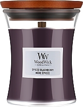 Świeca zapachowa w szkle - WoodWick Hourglass Candle Spiced Blackberry — Zdjęcie N2