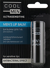 Kup Balsam do ust dla mężczyzn o działaniu antybakteryjnym - Cool Men Ultrasensitive Mens Lip Balm
