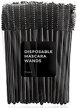 Jednorazowe szczoteczki do rzęs brwi, 50 szt. - Nanolash Disposable Mascara Wands — Zdjęcie N1