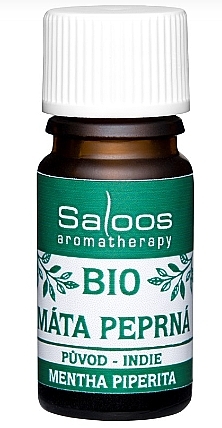 Bio olejek eteryczny z mięty pieprzowej - Saloos Bio Essential Oil Peppermint — Zdjęcie N1