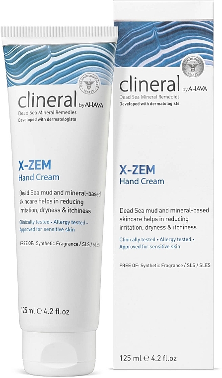 Odżywczy krem do rąk - Ahava Clineral X-Zem Hand Cream — Zdjęcie N2