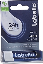 PRZECENA! Nawilżający balsam do ust dla mężczyzn - Labello Active For Men * — Zdjęcie N2