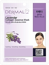 Kolagenowa maska ​​​​do twarzy w płachcie z lawendą - Dermal Lavender Collagen Essence Mask  — Zdjęcie N1