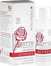 Krem do powiek z organicznym olejem makadamia - Styx Naturcosmetic Rose Garden Intensive Eye Cream — Zdjęcie N1