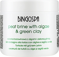 Solanka borowinowa z zieloną glinką - BingoSpa Brine Mud With Green Clay — Zdjęcie N1