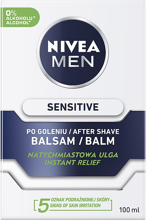 Zestaw - NIVEA MEN Sensitive Elegance (foam/200ml + af/sh/balm/100ml + deo/50ml + cr/75ml + bag) — Zdjęcie N11