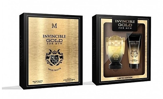 Mirage Brands Invincible Gold - Zestaw (edt/50 ml + after/shave/50 ml) — Zdjęcie N1