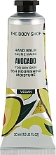 Balsam do rąk - The Body Shop Vegan Avocado Hand Balm — Zdjęcie N1