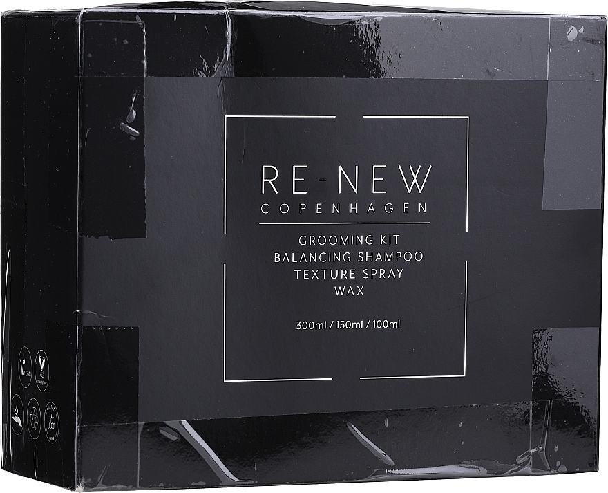 PRZECENA! Zestaw, 4 produkty - Re-New Copenhagen Essential Grooming Kit (Balancing Shampoo №05 + Texture Spray №07 + Molding Clay №04) * — Zdjęcie N3