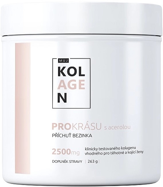 Suplement diety Kolagen dla kobiet w ciąży i karmiących piersią z acerolą - MujKolagen — Zdjęcie N1