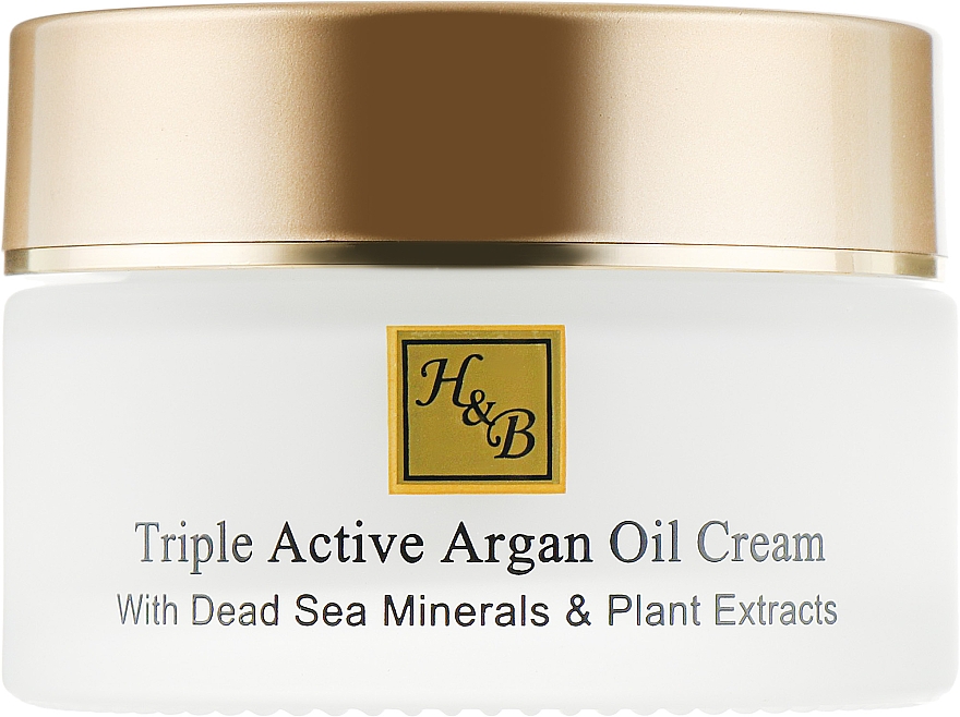 Aktywny krem ​​do twarzy z olejkiem arganowym	 - Health And Beauty Triple Active Argan Oil Cream — Zdjęcie N2