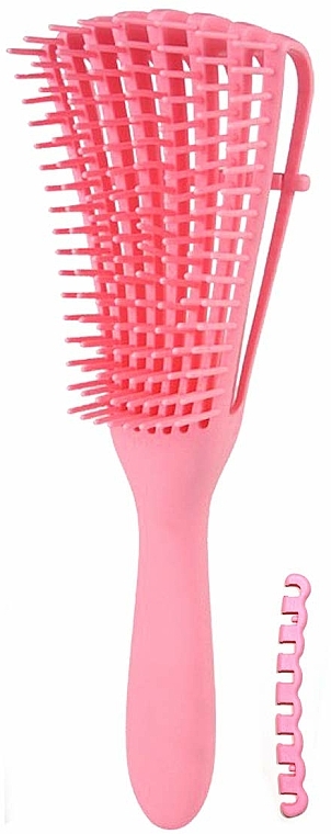 Szczotka do rozczesywania włosów kręconych, różowa - Save My Hair Detangling Brush Pink — Zdjęcie N1