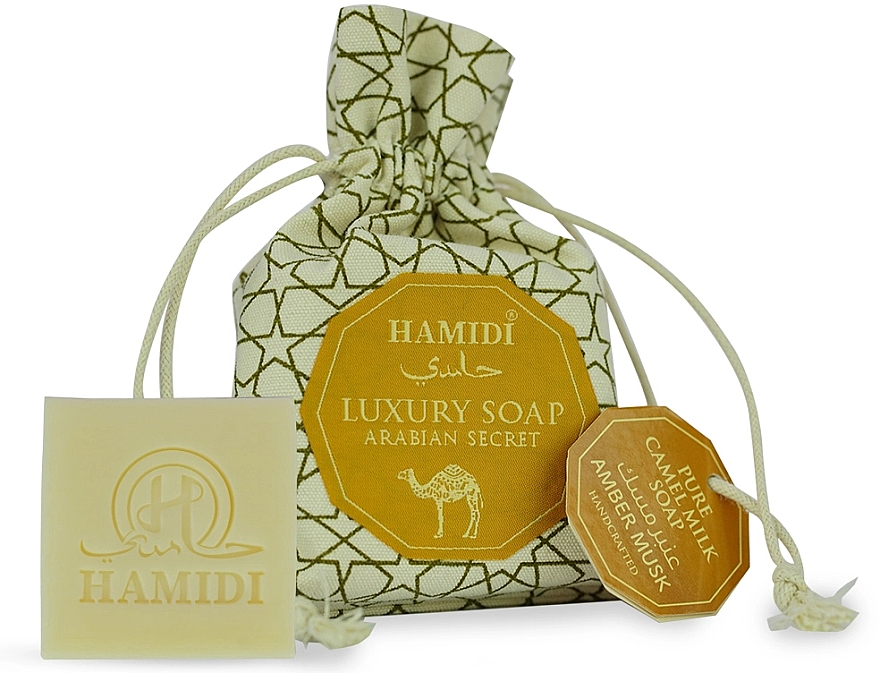 Mydło - Hamidi Luxury Soap Arabian Secret Pure Camel Milk Soap Amber Musk — Zdjęcie N1