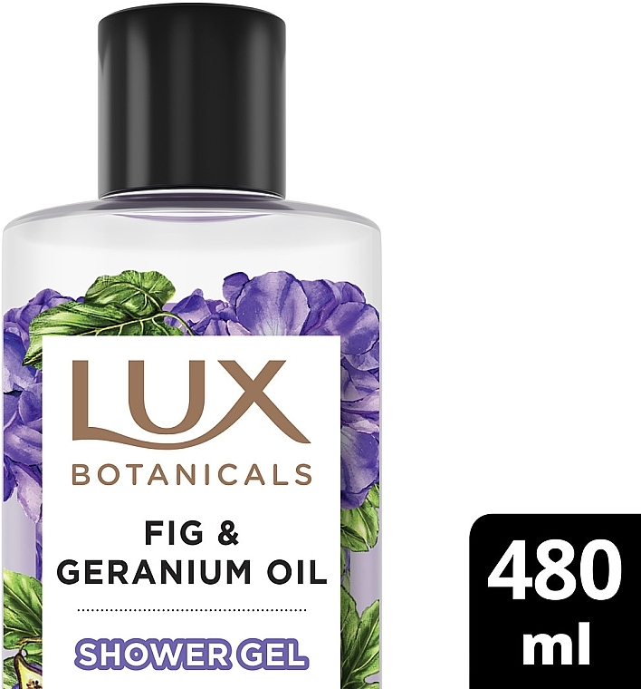 Żel pod prysznic Figi i olejek geranium - Lux Botanicals Fig & Geranium Oil Shower Gel — Zdjęcie N3