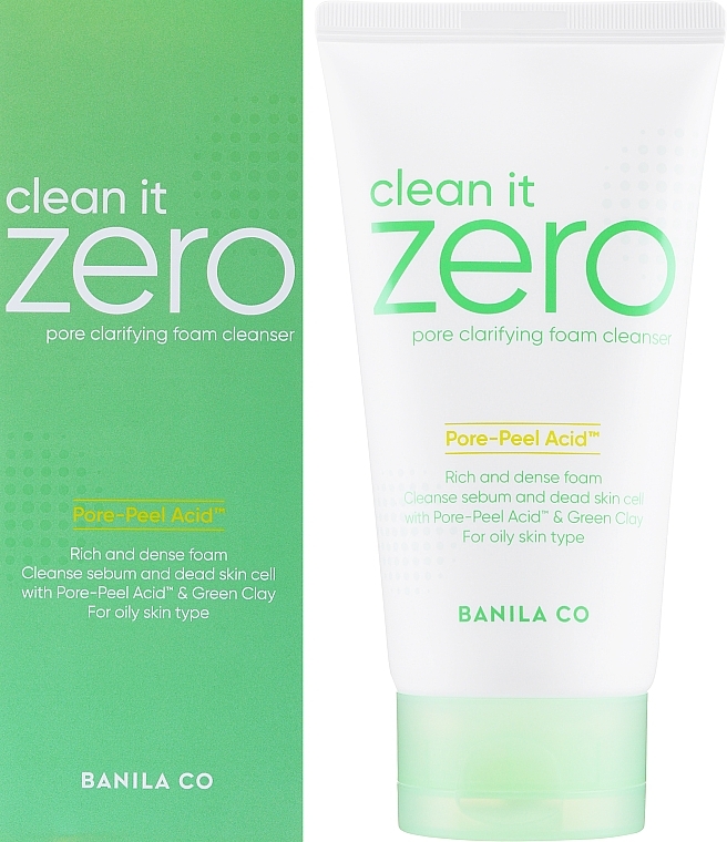 Pianka oczyszczająca - Banila Co. Clean it Zero Pore Clarifying Foam Cleanser — Zdjęcie N2