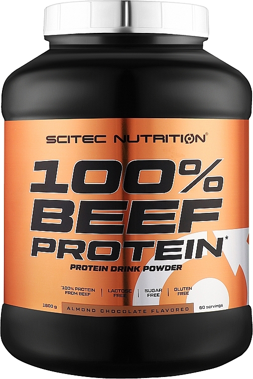 Hydrolizowane białko - Scitec Nutrition 100% Hydrolyzed Beef Isolate Peptides Almond-Chocolate — Zdjęcie N3