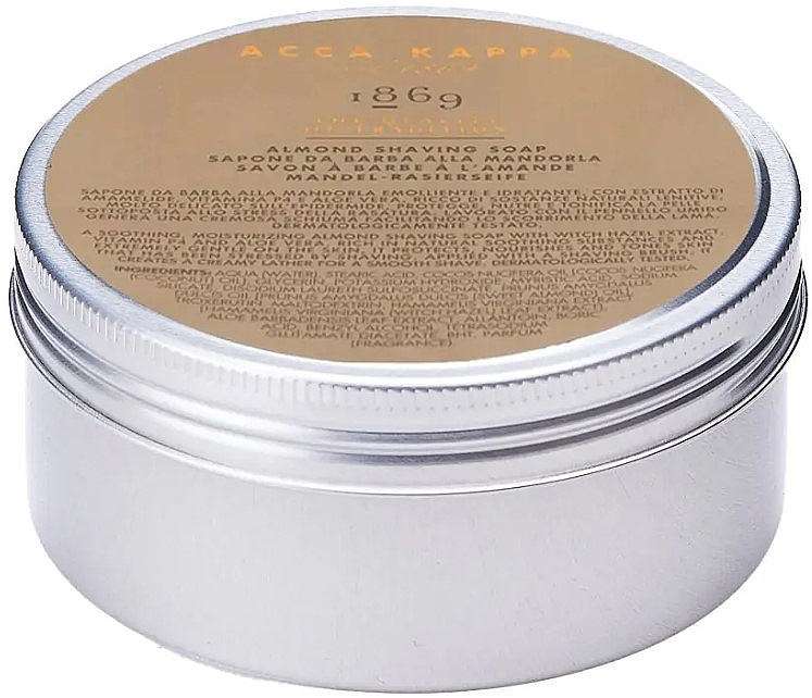 Mydło do golenia - Acca Kappa 1869 Almond Shaving Soap in Pot — Zdjęcie N1