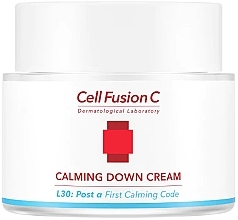 Uspokajający krem do twarzy - Cell Fusion C Calming Down Cream — Zdjęcie N1