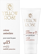 Krem przeciwsłoneczny SPF15 - Yellow Rose Creme Antisolaire SPF 15 — Zdjęcie N2