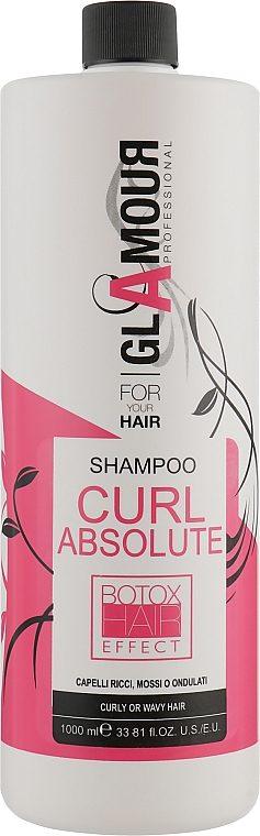 Szampon do włosów kręconych i falistych z efektem botoksu - Erreelle Italia Glamour Professional Shampoo Curl Absolute — Zdjęcie N3