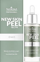 PRZECENA! Rozświetlający peeling kwasowy do twarzy - Farmona Professional New Skin Peel Glow * — Zdjęcie N2