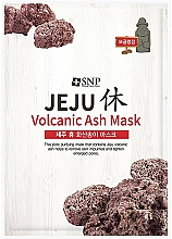 Kup Oczyszczająca maseczka w płachcie do twarzy z popiołem wulkanicznym - SNP Jeju Rest Volcanic Ash Mask