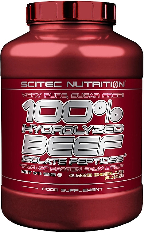 Hydrolizowane białko - Scitec Nutrition 100% Hydrolyzed Beef Isolate Peptides Almond-Chocolate — Zdjęcie N1