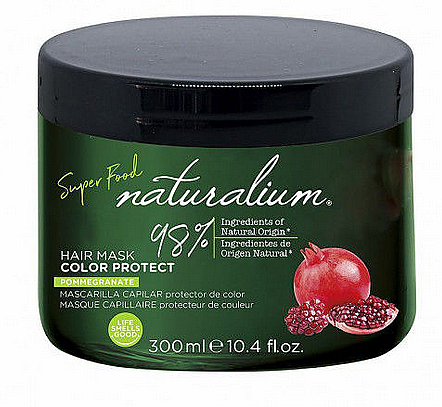 Maska do włosów - Naturalium Super Food Pommegranate Color Protect Hair Mask — Zdjęcie N1