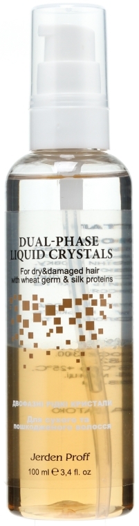 Dwufazowy płyn kryształowy do włosów suchych i zniszczonych - Jerden Proff The Two-Phase Liquid Crystal — Zdjęcie N1