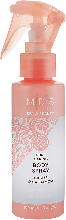 Spray do ciała Imbir i kardamon - MDS Spa&Beauty Oriental Wisdom Body Spray