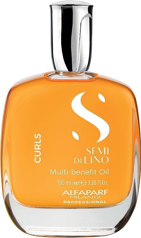 Wielofunkcyjny olejek do włosów kręconych - Alfaparf Semi Di Lino Curls Multi-Benefit Oil