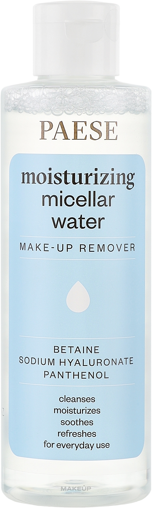 Nawilżający płyn micelarny do oczyszczania twarzy i demakijażu - Paese Moisturizing Micellar Water — Zdjęcie 200 ml