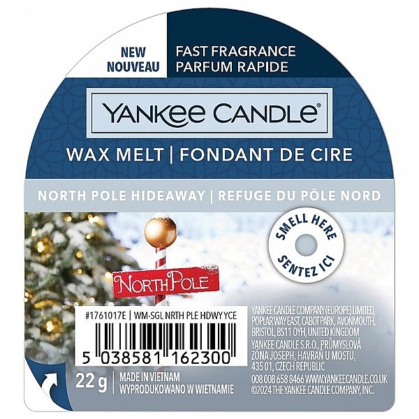 Wosk zapachowy - Yankee Candle Wax Melt North Pole Hideaway — Zdjęcie N1