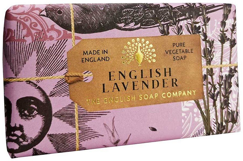 Mydło w kostce Lawenda angielska - The English Anniversary English Lavender Soap — Zdjęcie N1