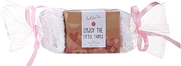 Zestaw kąpielowy Enjoy The Little Things - Accentra Just For You Rose Sheep Milk Soap (soap/100g + bath/mitt/1pc) — Zdjęcie N1