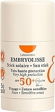 Kup Krem przeciwsłoneczny do twarzy w sztyfcie - Embryolisse Laboratories Sun Stick SPF 50 