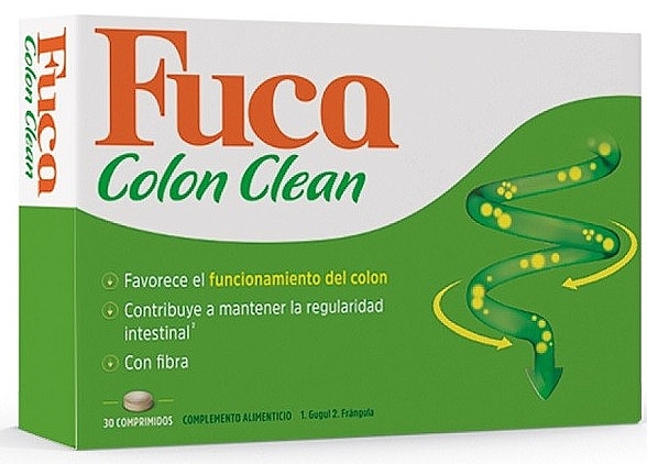 Suplement diety poprawiający trawienie, tabletki - Fuca Colon Clean — Zdjęcie N1