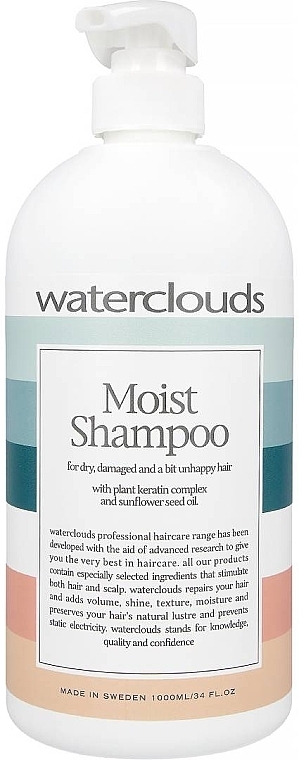 Nawilżający szampon do włosów - Waterclouds Moist Shampoo — Zdjęcie N1