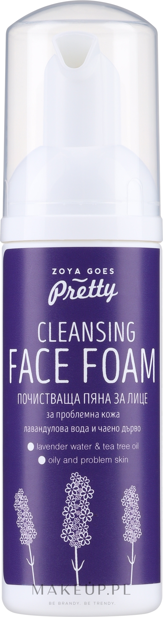 Pianka do mycia twarzy Lawenda i drzewo herbaciane - Zoya Goes Cleansing Face Foam — Zdjęcie 50 ml